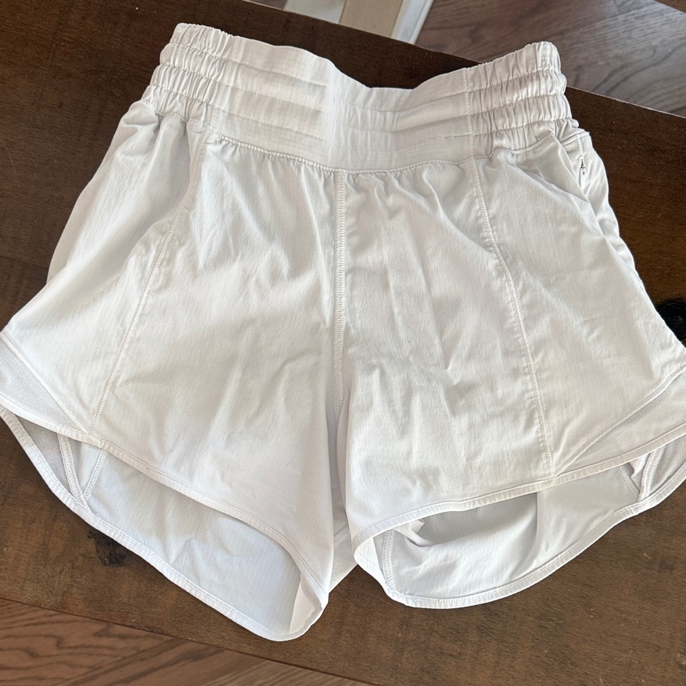 lululemon athletica White Athletic Shorts